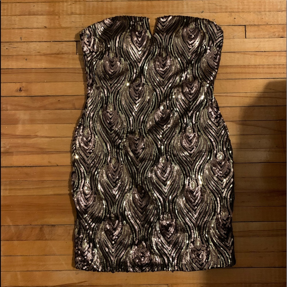 Vintage sequin mini dress